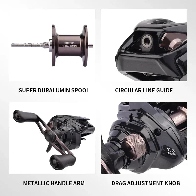 Daiwa PR100 II Pro Baitcast Reel - Fish & Cheaps | Fishing & Outdoor Gear