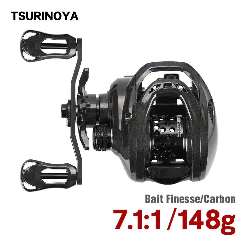 TSURINOYA Dark Wolf 50 Ultralight Baitcasting Reel - Fish & Cheaps | Fishing & Outdoor Gear
