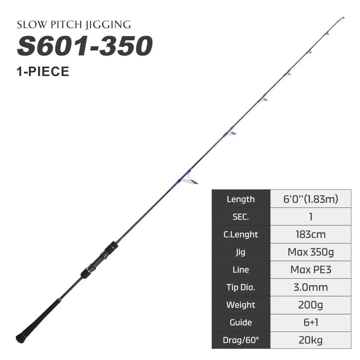 NOEBY VOYAGER Slow Pitch Jigging Rod - Fish & Cheaps | Fishing & Outdoor Gear