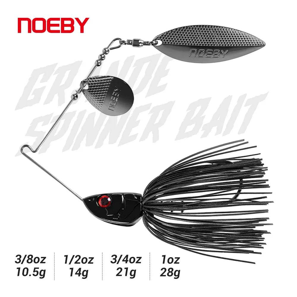 Noeby Spinnerbait Double Willow Blade Lure - Fish & Cheaps | Fishing & Outdoor Gear