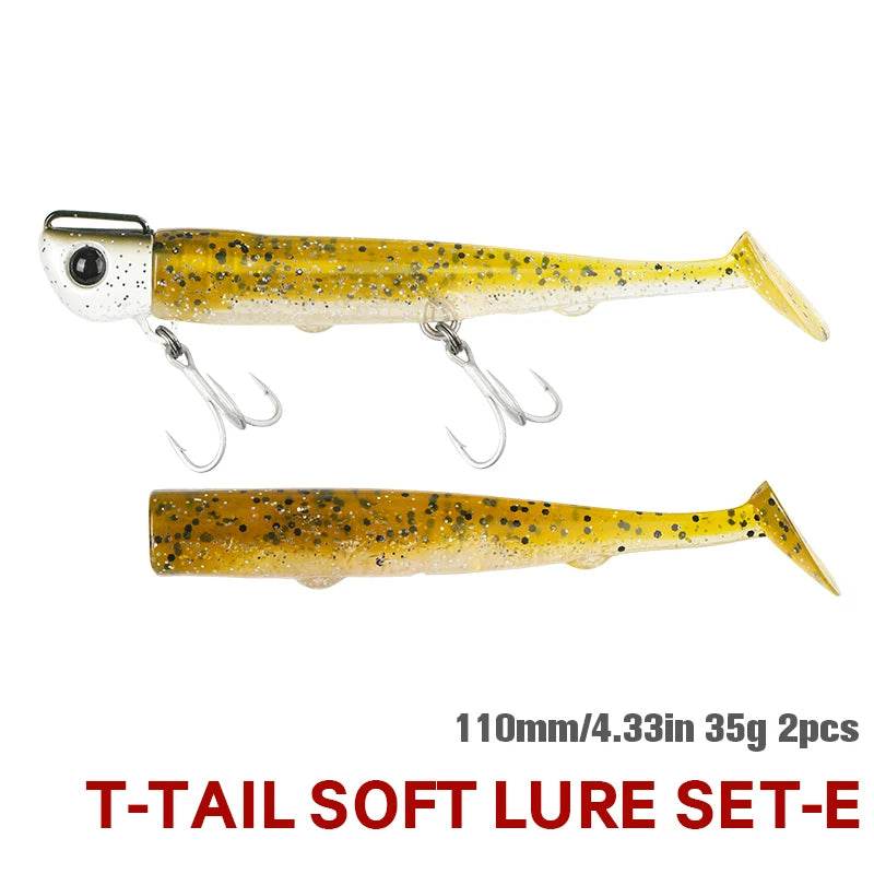 TSURINOYA Long Casting T Tail Jig 110mm – Precision Saltwater Lure - Fish & Cheaps | Fishing & Outdoor Gear