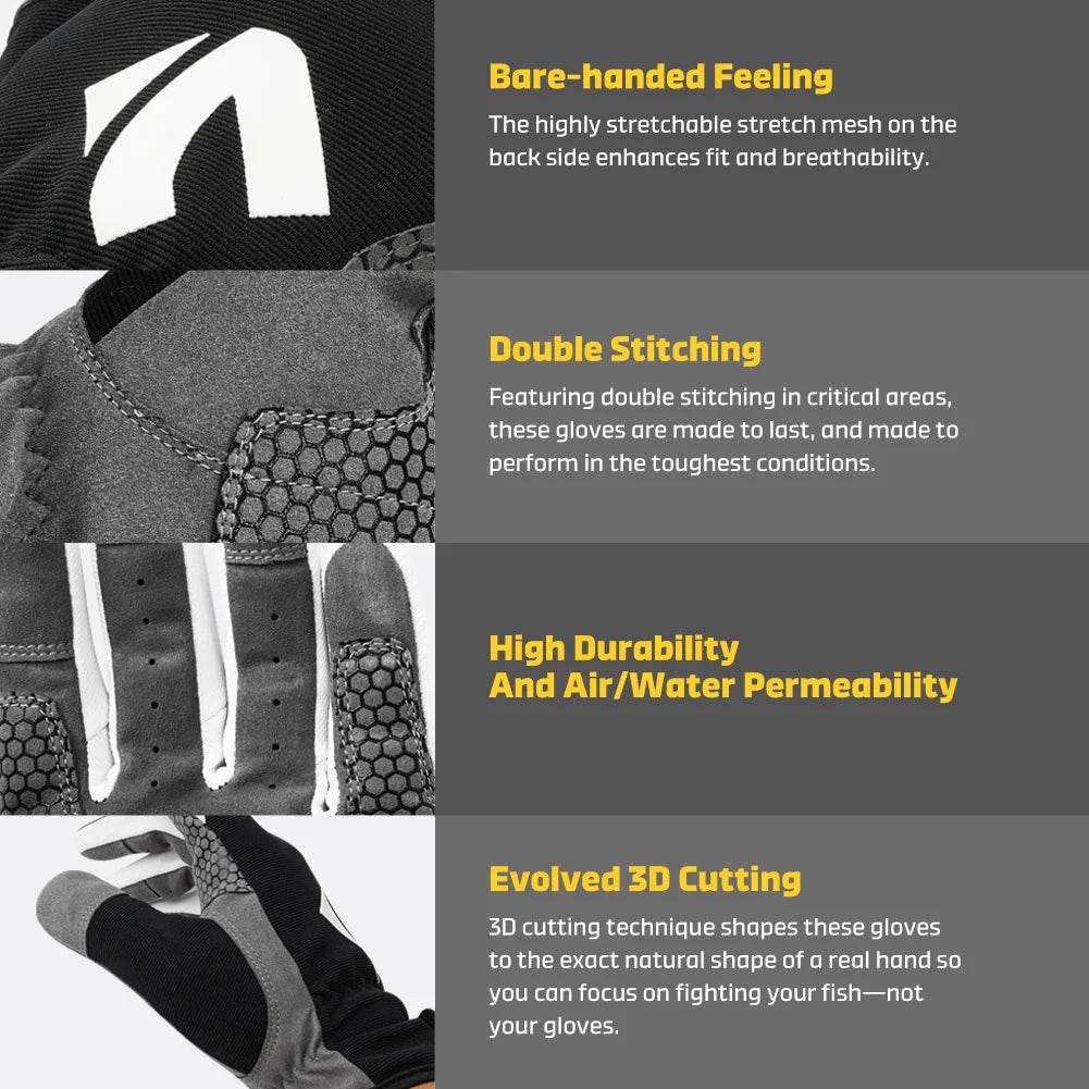 Noeby Non-slip Full Finger Fishing Gloves - Fish & Cheaps | Fishing & Outdoor Gear