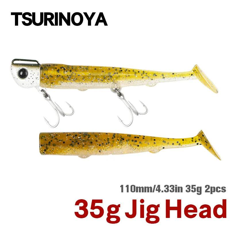 TSURINOYA Long Casting T Tail Jig 110mm – Precision Saltwater Lure - Fish & Cheaps | Fishing & Outdoor Gear
