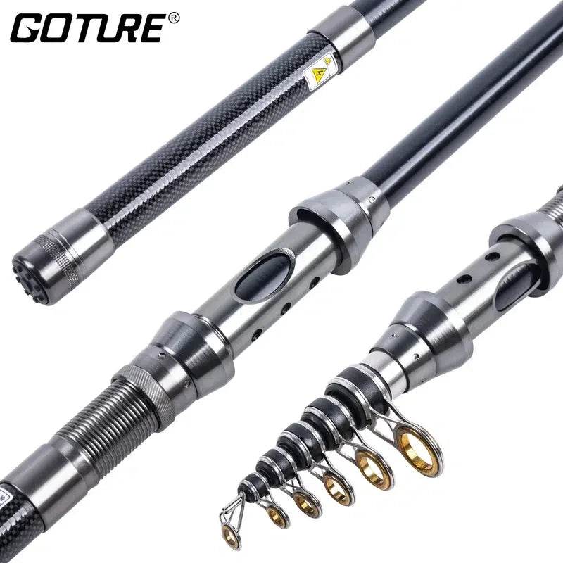 Goture Carbon Telescopic Fishing Rod – Ultra-Light Long Distance - Fish & Cheaps | Fishing & Outdoor Gear