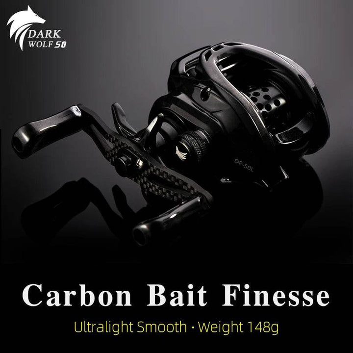 TSURINOYA Dark Wolf 50 Ultralight Baitcasting Reel - Fish & Cheaps | Fishing & Outdoor Gear