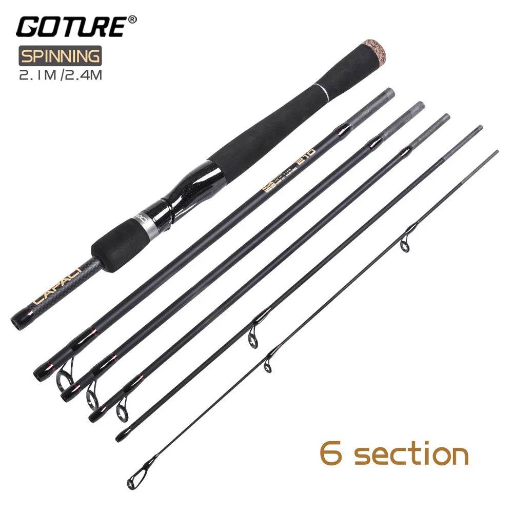 GOTURE Carbon Fibre Telescopic Fishing Rod - Fish & Cheaps | Fishing & Outdoor Gear