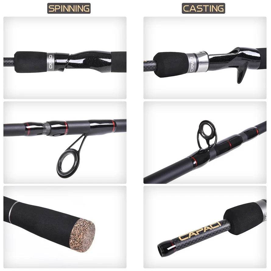 GOTURE Carbon Fibre Telescopic Fishing Rod - Fish & Cheaps | Fishing & Outdoor Gear