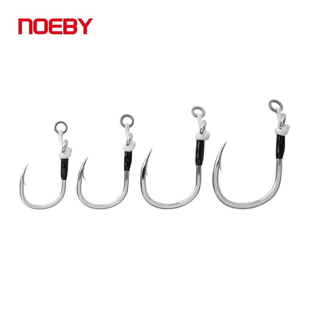 NOEBY Plugging Inline Single Assist Hook – 5X Strength Big Game Lure Hook - Fish & Cheaps | Fishing & Outdoor Gear