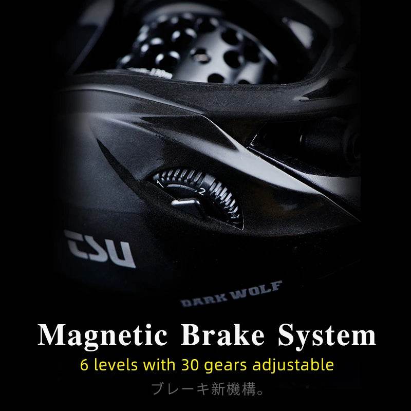 TSURINOYA Dark Wolf 50 Ultralight Baitcasting Reel - Fish & Cheaps | Fishing & Outdoor Gear