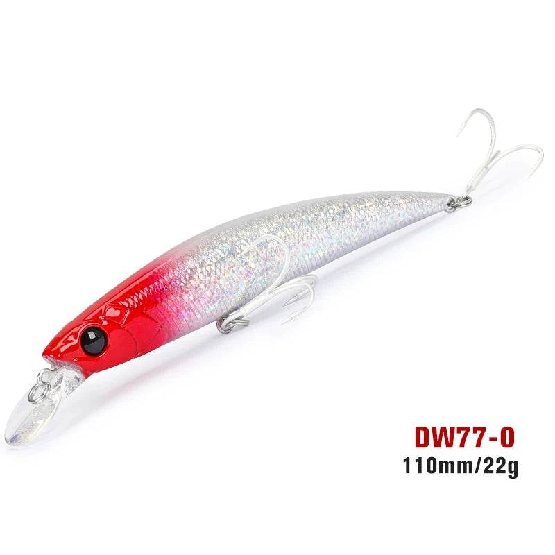 TSURINOYA 110S Long Casting Sinking Minnow - Fish & Cheaps | Fishing & Outdoor Gear