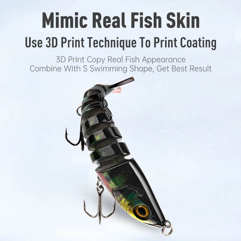Kingdom Barbecue-L Multi Jointed Fishing Lure - Fish & Cheaps | Fishing & Outdoor Gear