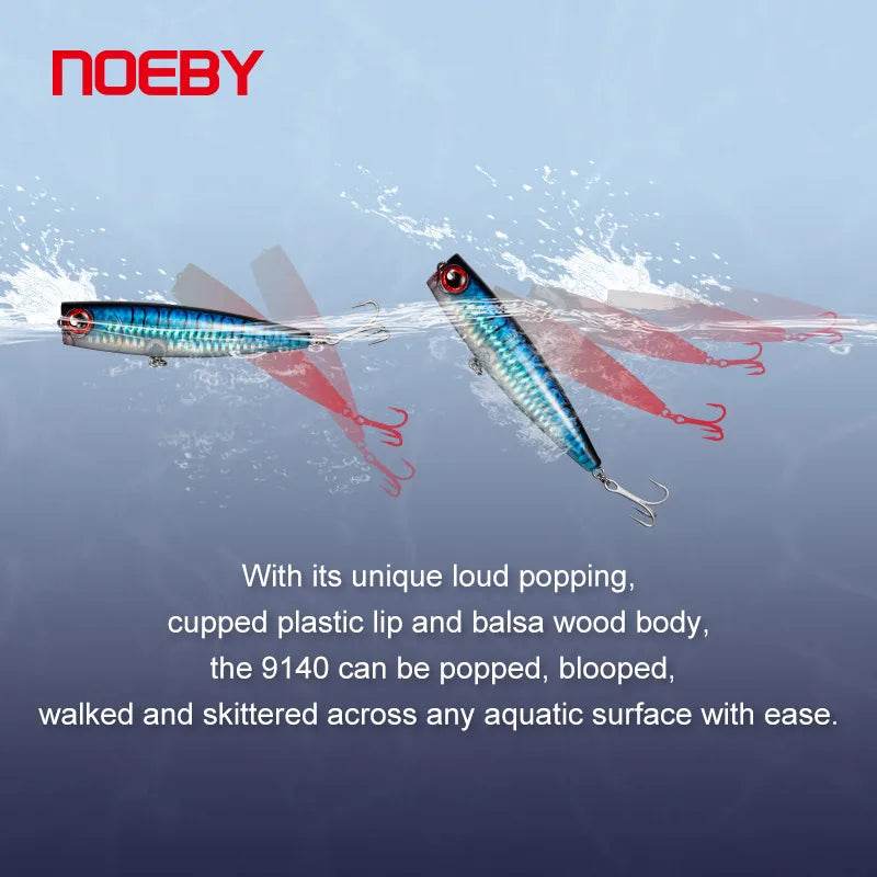 Noeby Popper 105mm 24g Topwater Lure - Fish & Cheaps | Fishing & Outdoor Gear