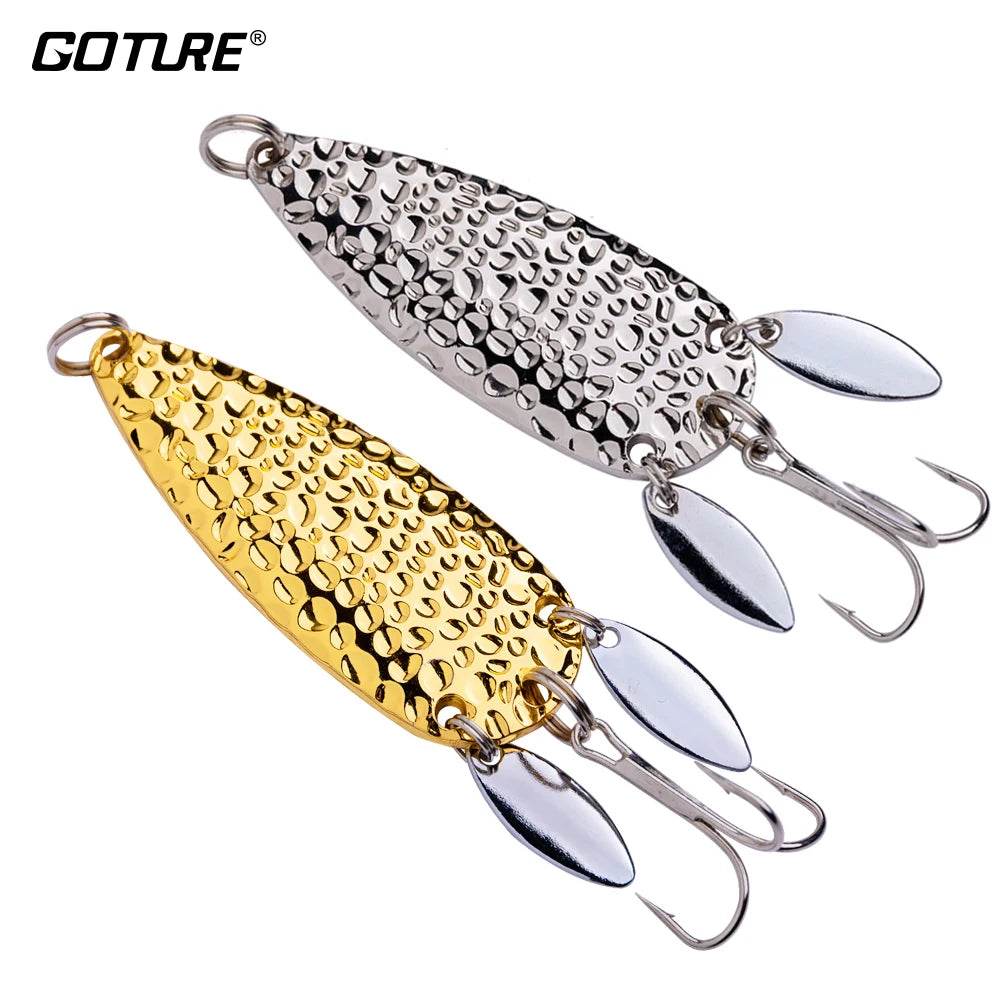 Goture Metal Spoon Fishing Lure 24g—Dual Rotating Spinner Bait - Fish & Cheaps | Fishing & Outdoor Gear