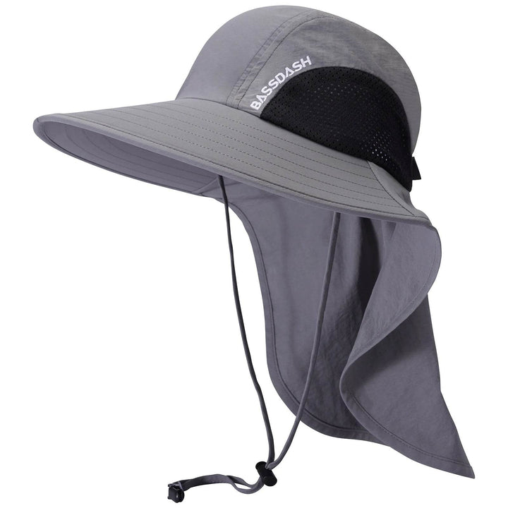 Bassdash UPF 50+ Wide Brim Sun Hat - Fish & Cheaps | Fishing & Outdoor Gear