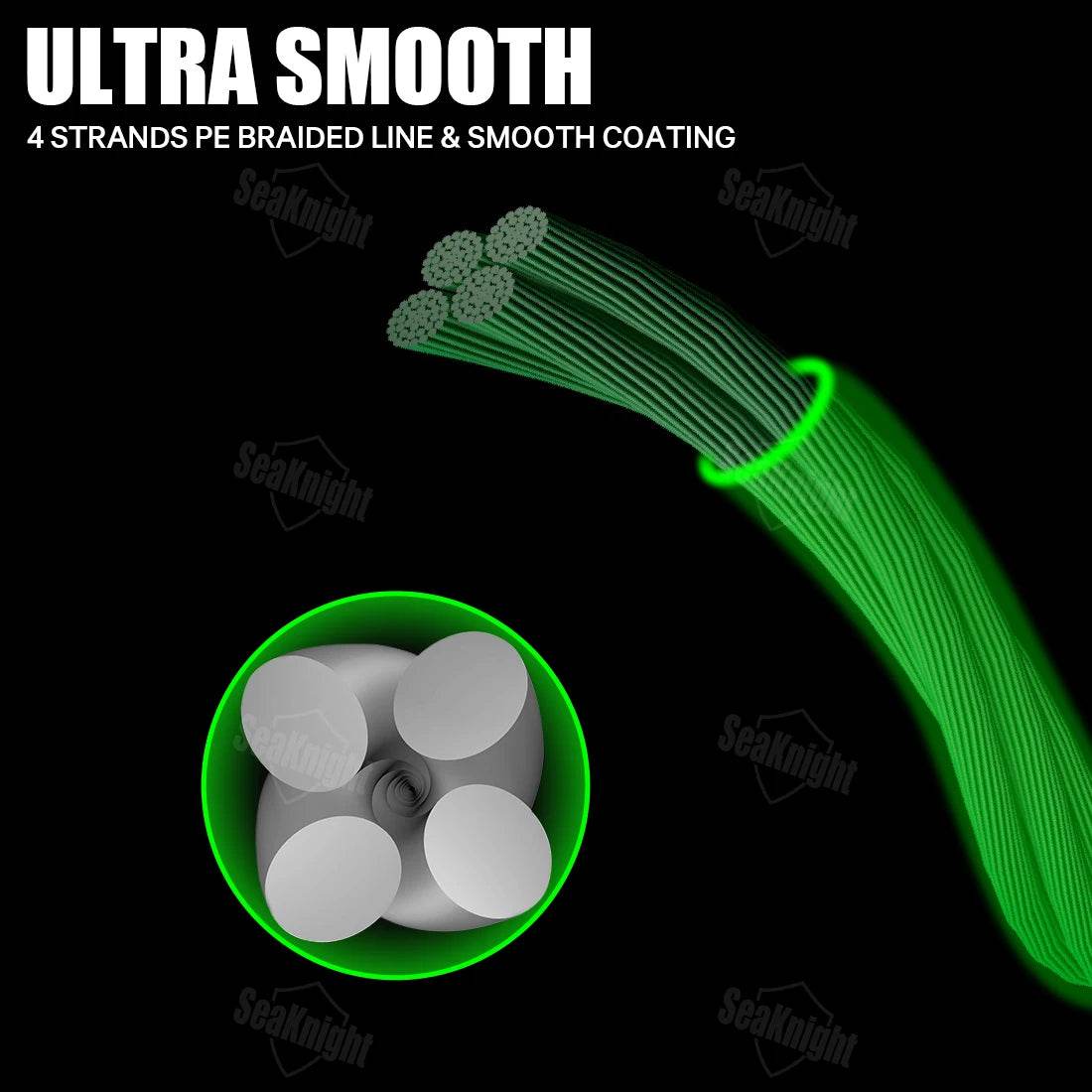 SeaKnight TriPoseidon 4-Strand 300M PE Braided Fishing Line - Fish & Cheaps | Fishing & Outdoor Gear