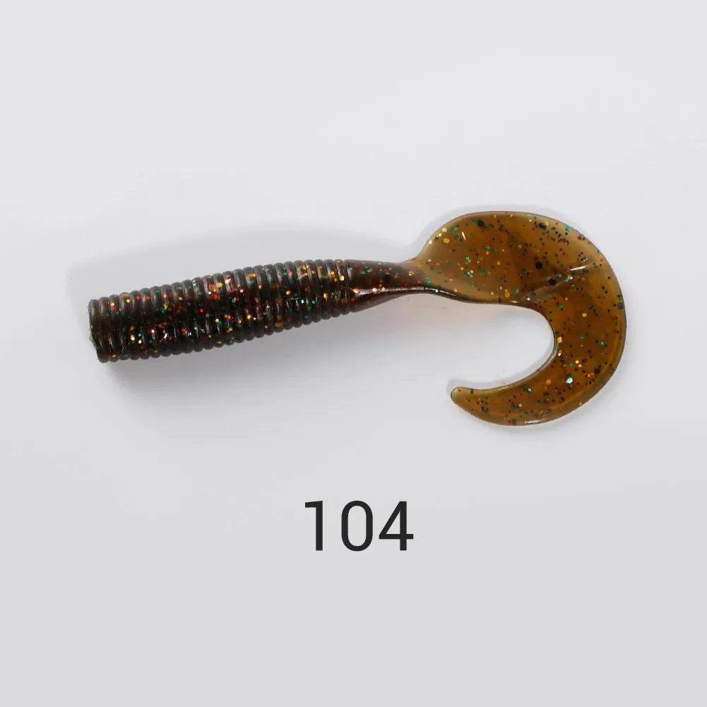 Noeby Grub Silicone Soft Lure – Lifelike Tail Action - Fish & Cheaps | Fishing & Outdoor Gear