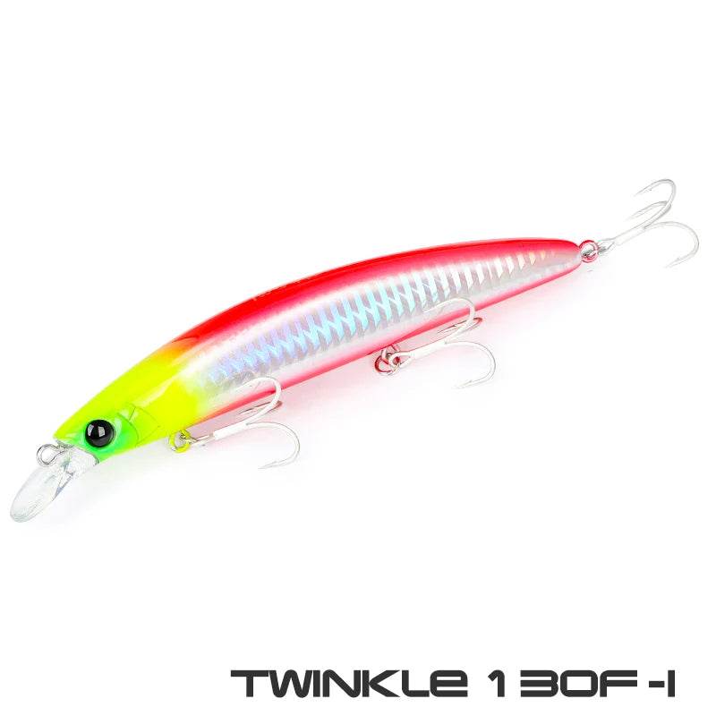 TSURINOYA Twinkle 130F Floating Minnow Lure - Fish & Cheaps | Fishing & Outdoor Gear