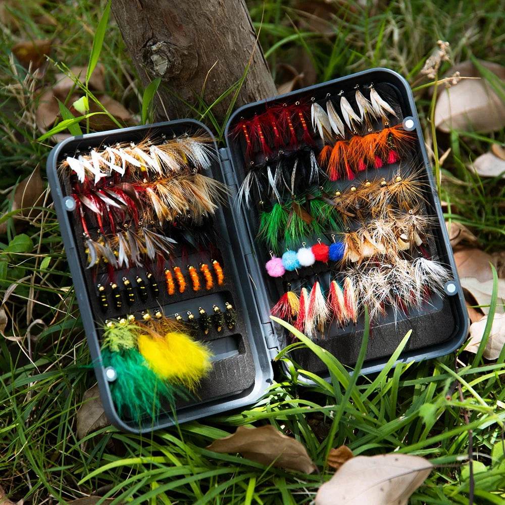 Goture 100pcs Fly Fishing Lure Kit – Complete Trout & Pike Set - Fish & Cheaps | Fishing & Outdoor Gear