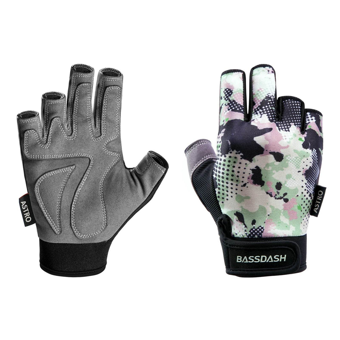 Bassdash Astro Heavy-Duty Sure Grip Fingerless Gloves - Fish & Cheaps | Fishing & Outdoor Gear