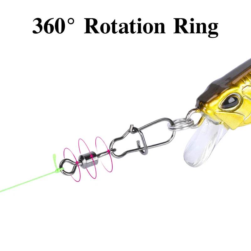 TSURINOYA Rolling Swivel Snap Connector - Fish & Cheaps | Fishing & Outdoor Gear