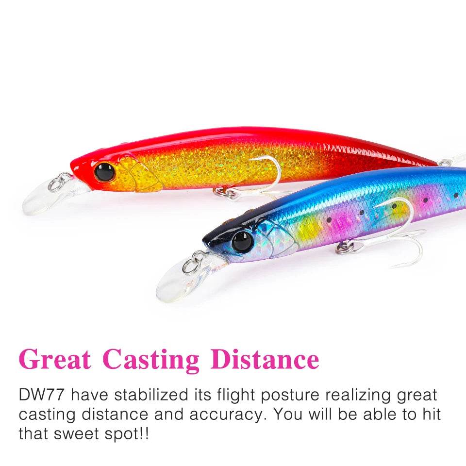 TSURINOYA 110S Sinking Minnow – DW77 New Colour - Fish & Cheaps | Fishing & Outdoor Gear