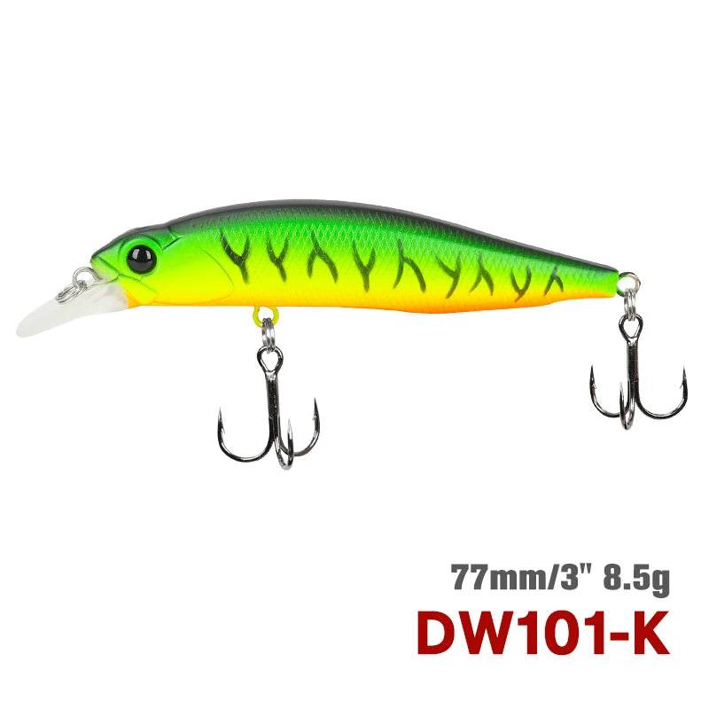 TSURINOYA 77SP Jerkbait – Precision Suspending Minnow - Fish & Cheaps | Fishing & Outdoor Gear