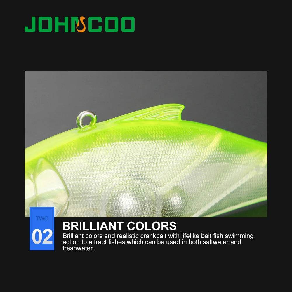 JOHNCOO 80S Vibration Bait – Sinking Lipless Crankbait - Fish & Cheaps | Fishing & Outdoor Gear