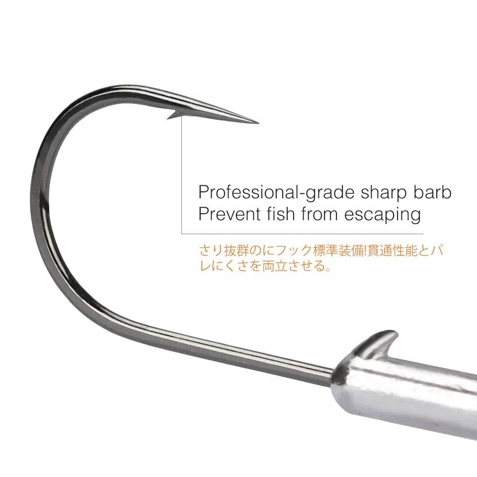 TSURINOYA Crank Lead Jig Head Hooks - Fish & Cheaps | Fishing & Outdoor Gear