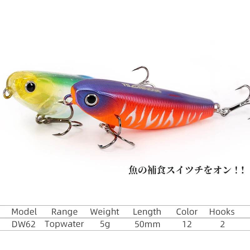TSURINOYA 50F Top Water Floating Pencil - Fish & Cheaps | Fishing & Outdoor Gear