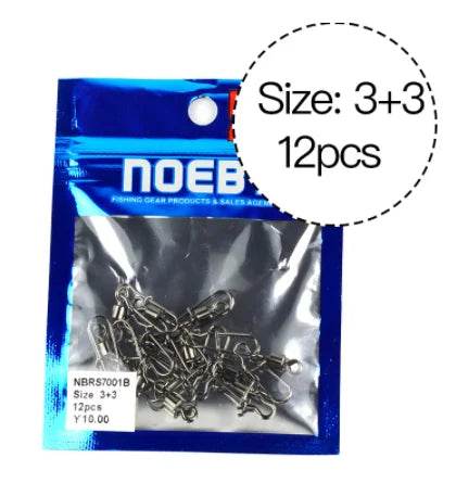 NOEBY High-Carbon Swivel Snap Connectors - Fish & Cheaps | Fishing & Outdoor Gear