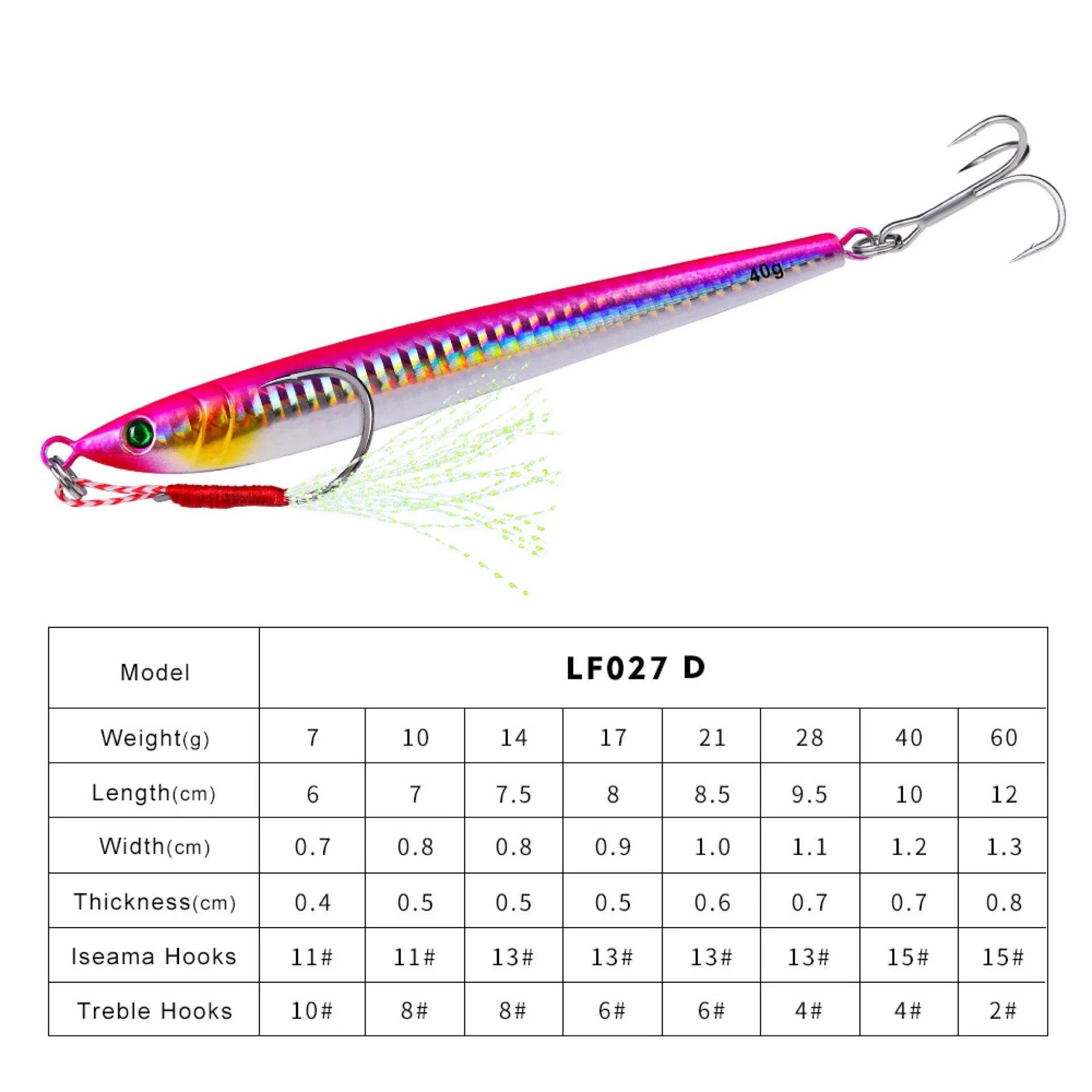 PROBEROS Metal Jig Bait – Trolling & Diving Lure - Fish & Cheaps | Fishing & Outdoor Gear