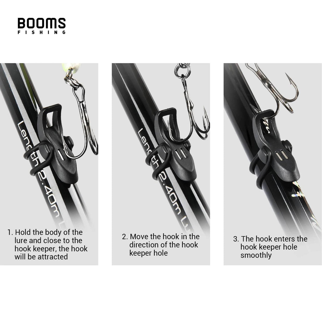 Booms Fishing HK1 Magnetic Hook Keeper – Tangle-Free Rod Storage - Fish & Cheaps | Fishing & Outdoor Gear