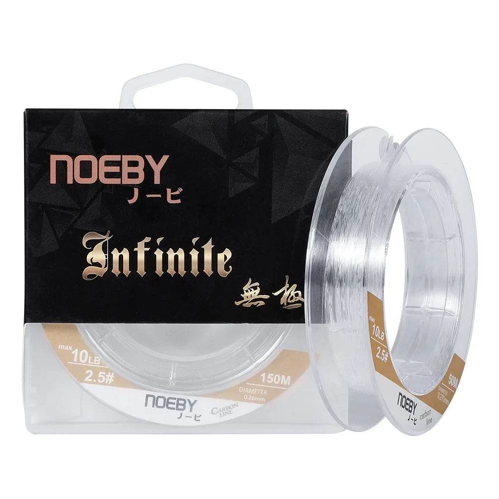 NOEBY Shock Leader 50m – Carbon Fibre Fluorocarbon - Fish & Cheaps | Fishing & Outdoor Gear