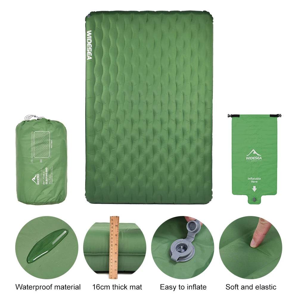 Widesea Double Inflatable Camping Mattress - Fish & Cheaps | Fishing & Outdoor Gear