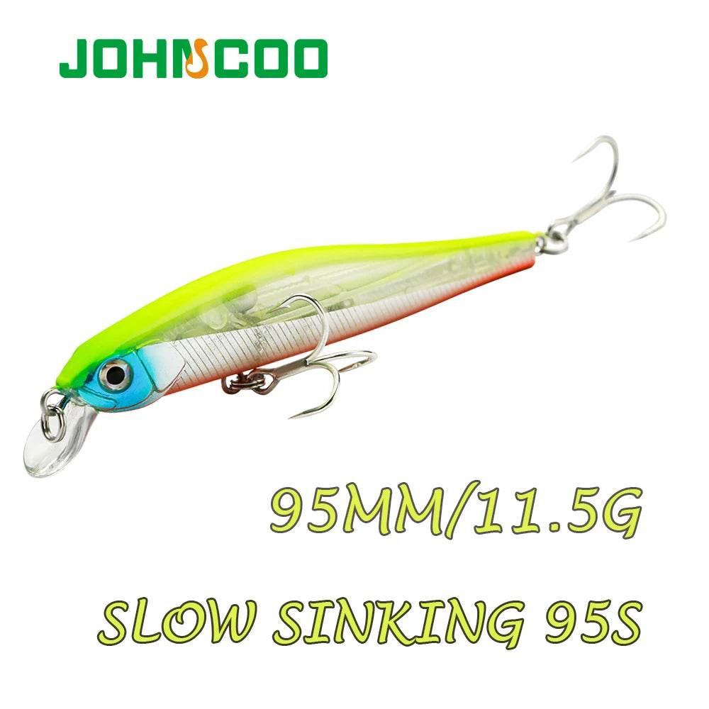 JOHNCOO 95mm Minnow Swimbait – 3D Hard Bait Lure - Fish & Cheaps | Fishing & Outdoor Gear
