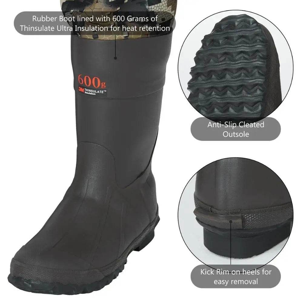 Bassdash Bare Camo Neoprene Chest Waders - Fish & Cheaps | Fishing & Outdoor Gear