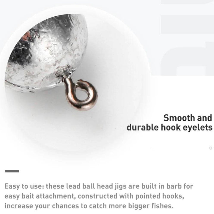 JOHNCOO UL Jig Head Hooks – 10pcs - Fish & Cheaps | Fishing & Outdoor Gear