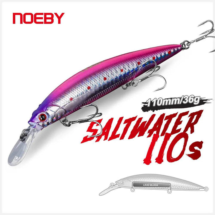NOEBY Sinking Minnow 110mm – Hard Bait for Saltwater - Fish & Cheaps | Fishing & Outdoor Gear