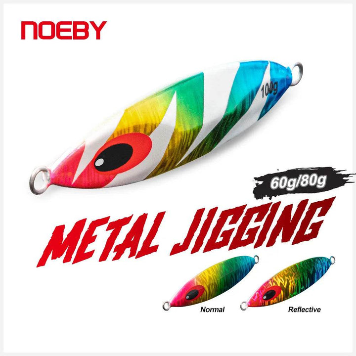 NOEBY Metal Jigs Lure – Slow Jigging Spoon - Fish & Cheaps | Fishing & Outdoor Gear