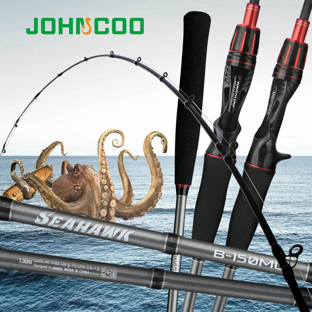 JOHNCOO Super Light Cuttlefish Jig Rod - Fish & Cheaps | Fishing & Outdoor Gear