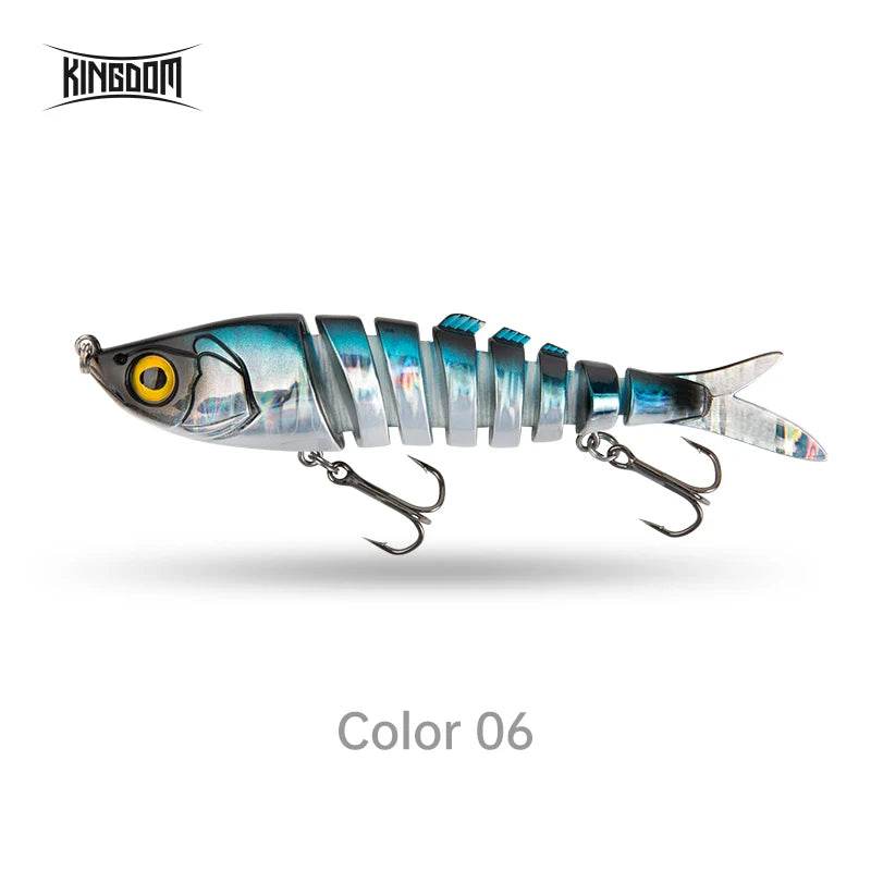 Kingdom Barbecue-L Multi Jointed Fishing Lure - Fish & Cheaps | Fishing & Outdoor Gear