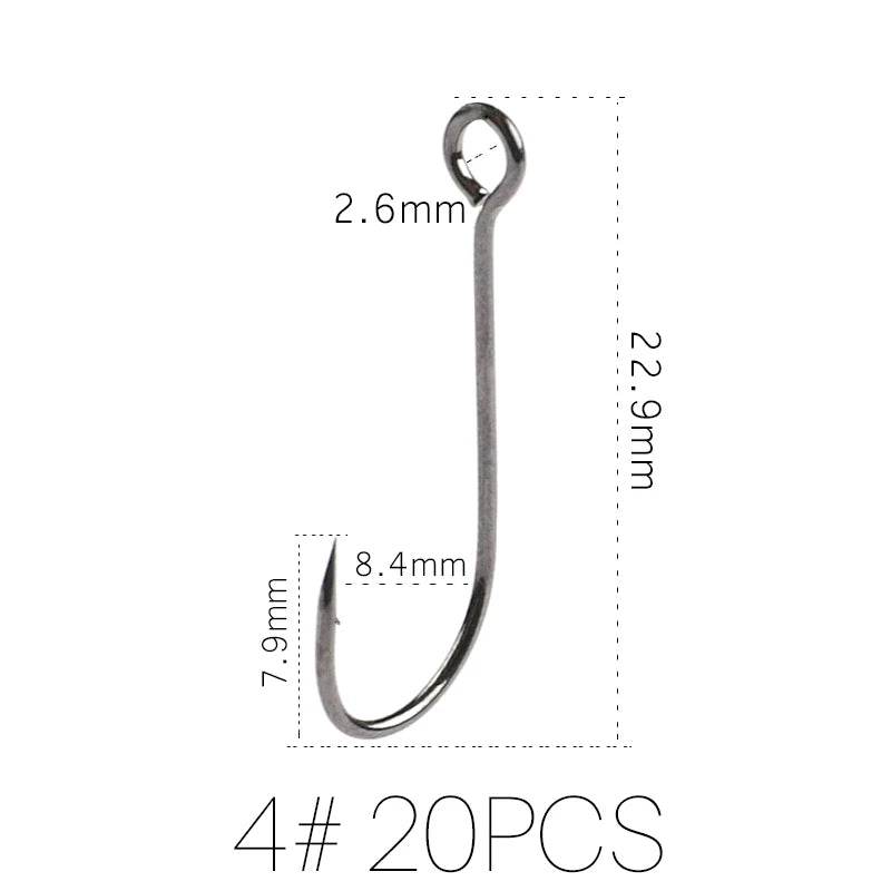 Supercontinent Barb Hook – Big Eye, High Carbon Steel - Fish & Cheaps | Fishing & Outdoor Gear