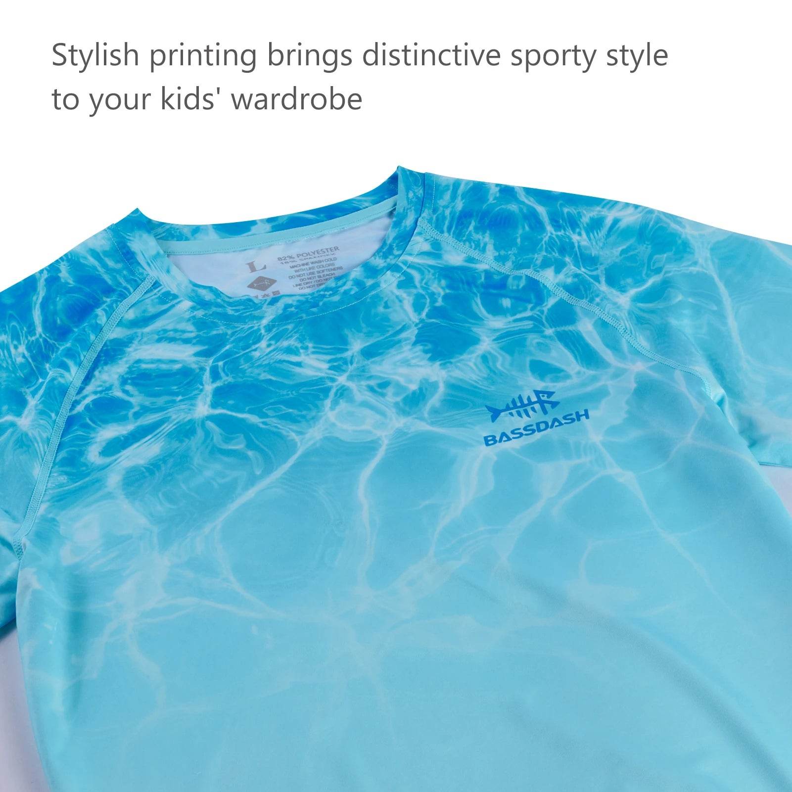 Bassdash Youth UPF50+ Camo Long Sleeve Fishing Shirt - Fish & Cheaps | Fishing & Outdoor Gear