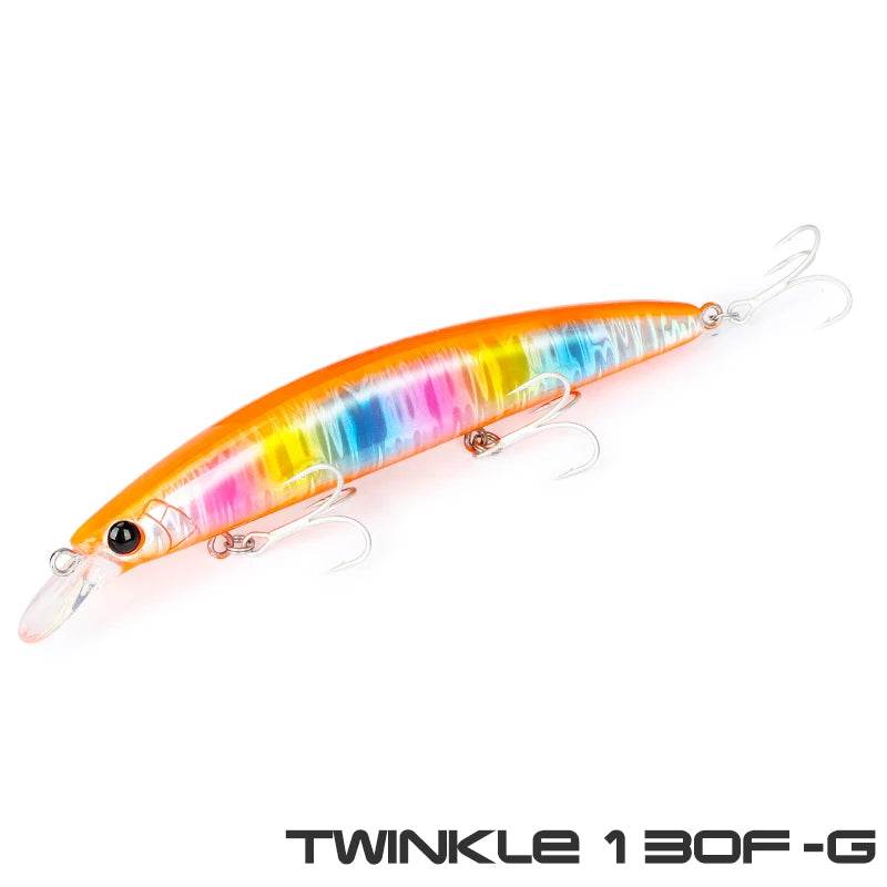 TSURINOYA Twinkle 130F Floating Minnow Lure - Fish & Cheaps | Fishing & Outdoor Gear