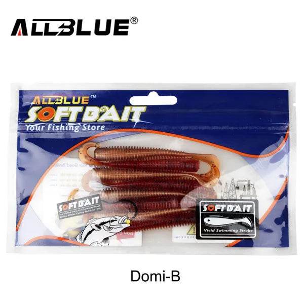 ALLBLUE DOMI Single Tail Soft Bait – Premium Grub Lure - Fish & Cheaps | Fishing & Outdoor Gear