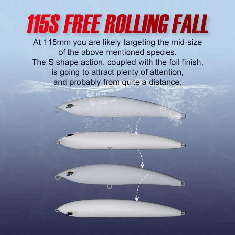 Noeby Stickbait Sinking Lure – Big Game Bait - Fish & Cheaps | Fishing & Outdoor Gear