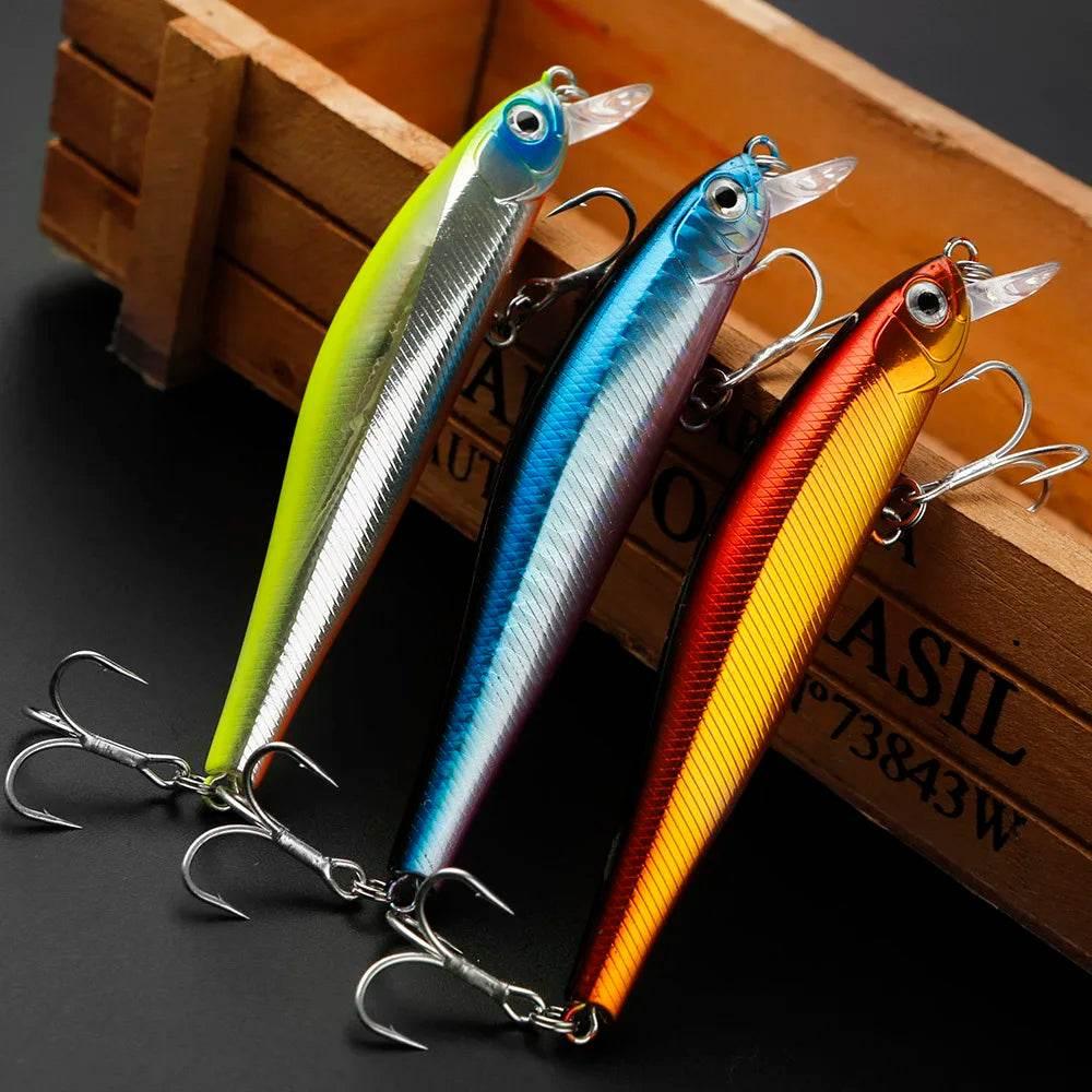 JOHNCOO 95mm Minnow Swimbait – 3D Hard Bait Lure - Fish & Cheaps | Fishing & Outdoor Gear