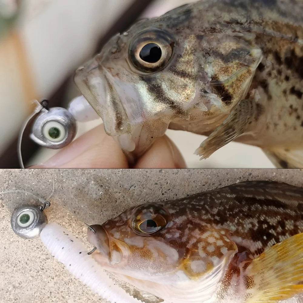 JOHNCOO Mini Jig Head Hook Set – Precision Jigging Hooks - Fish & Cheaps | Fishing & Outdoor Gear