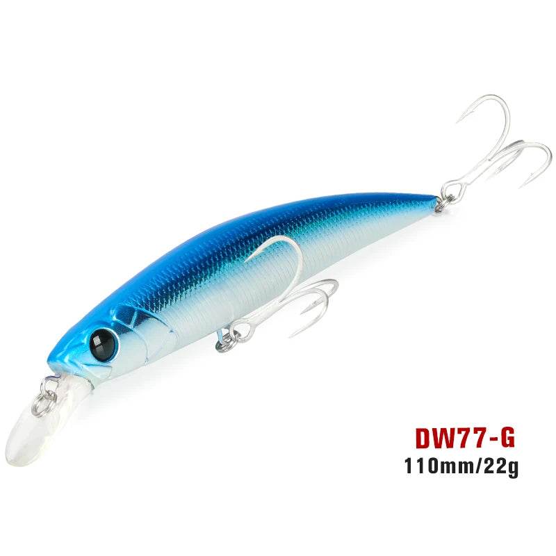 TSURINOYA 110S Sinking Minnow – DW77 New Colour - Fish & Cheaps | Fishing & Outdoor Gear