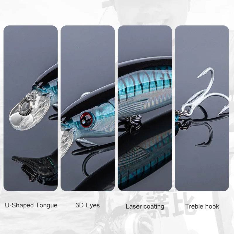 NOEBY 140mm Trolling Long Casting Minnow - Fish & Cheaps | Fishing & Outdoor Gear